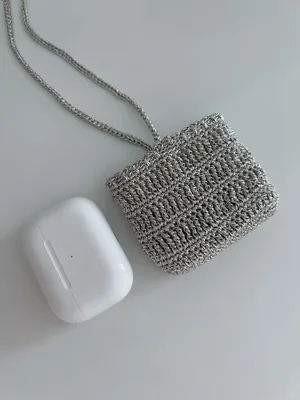 Sparkle Silver Earphone Bag — view 4