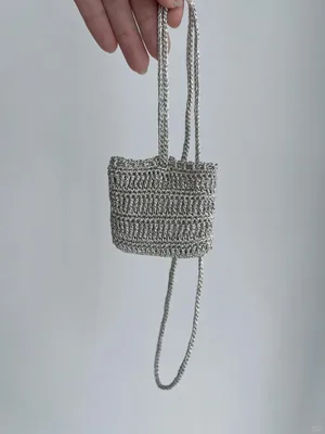 Sparkle Silver Earphone Bag — view 5