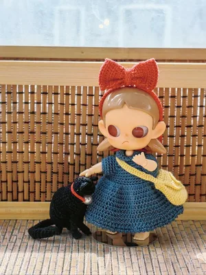 Witch Doll Dress for Zsiga (with Cat) — view 7